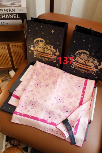 Cotton silk scarf, size 90x90cm, SF20-137