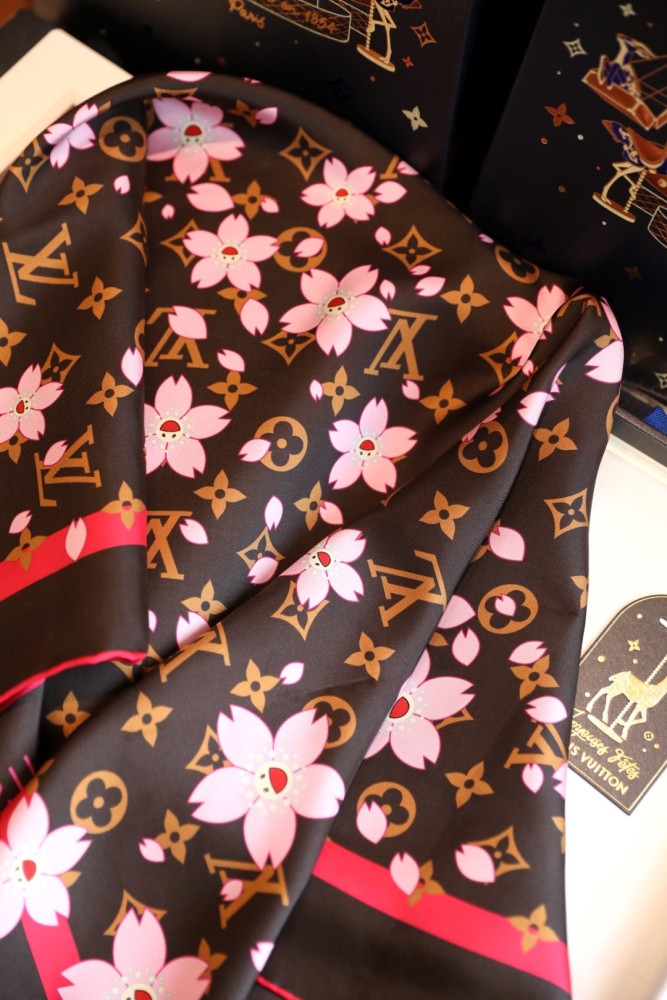Cotton silk scarf, size 90x90cm, SF20-138