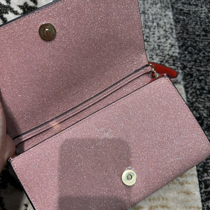Leather bag ,5A ,size 23.5x6x14cm,with box,  B110-351