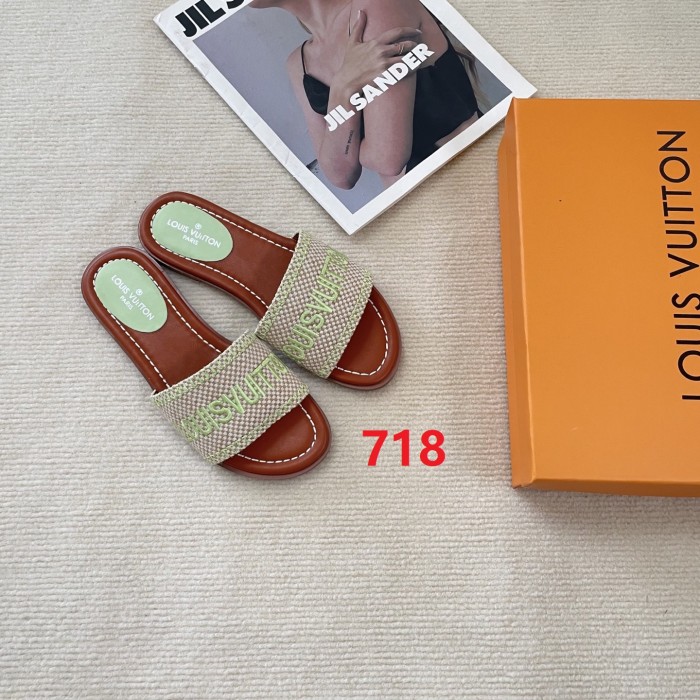 Women flat slipper shoes,  size 35-42, SS50-718