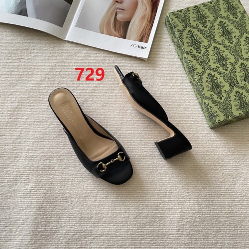 Women heel shoes, heel 6cm, size 34-42, SS50-729