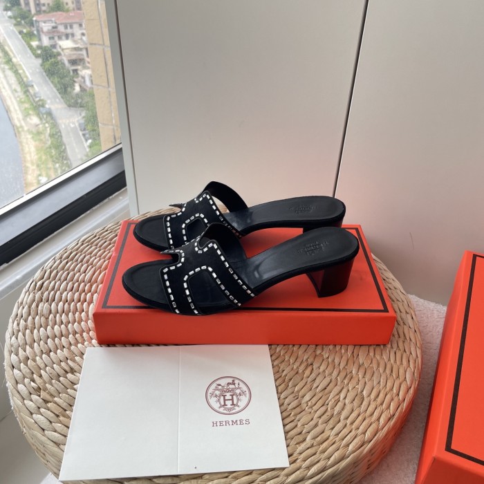 Women heel slipper shoes,  size 35-41, SS50-702
