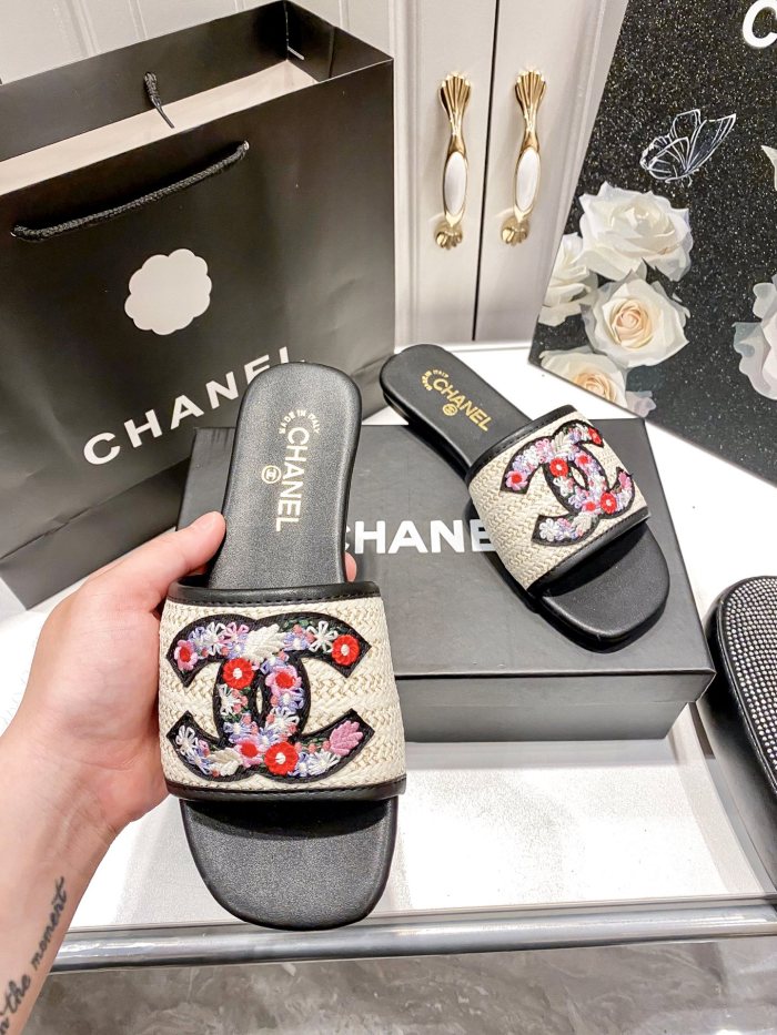 Women flat slipper shoes,  size 35-41, SS50-694-695