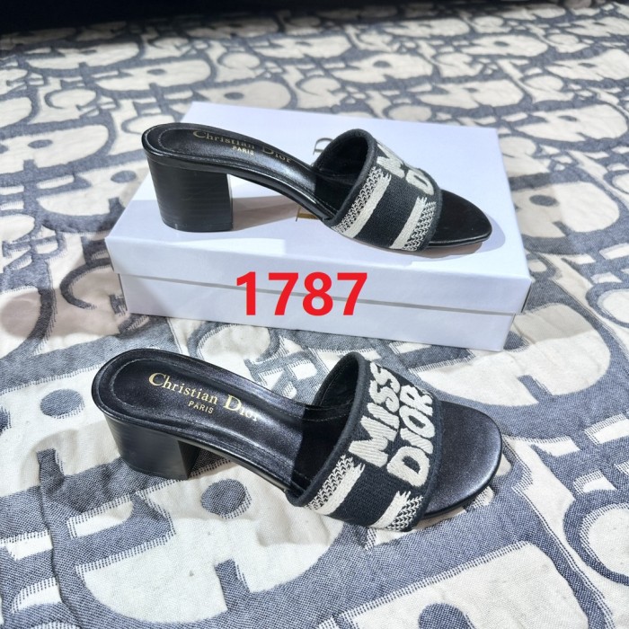 Women heel slipper shoes,  size 35-42, SS50-1787