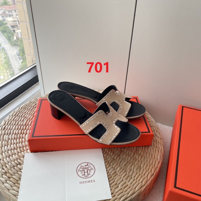 Women heel slipper shoes,  size 35-41, SS50-701