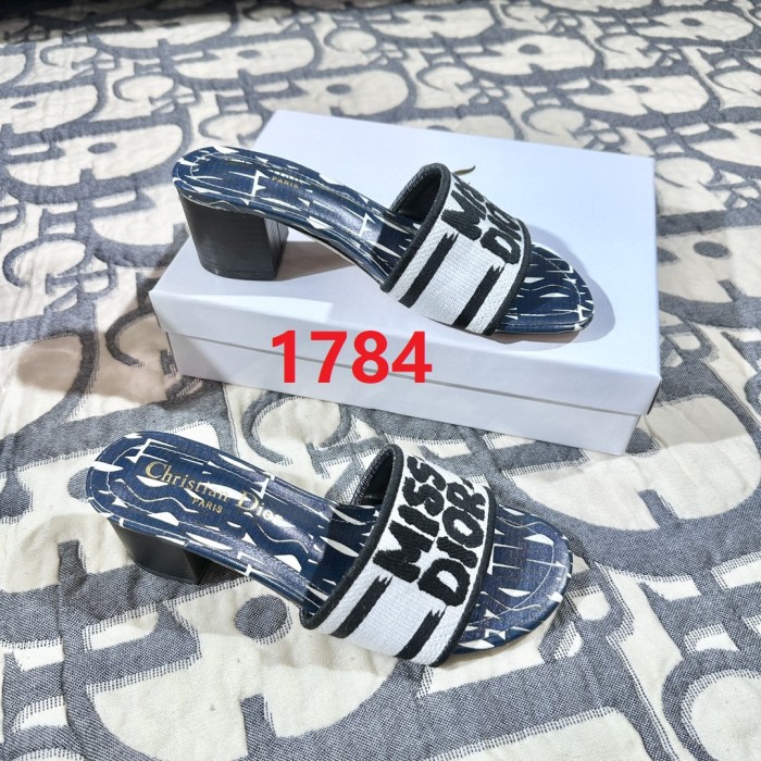 Women heel slipper shoes,  size 35-42, SS50-1784