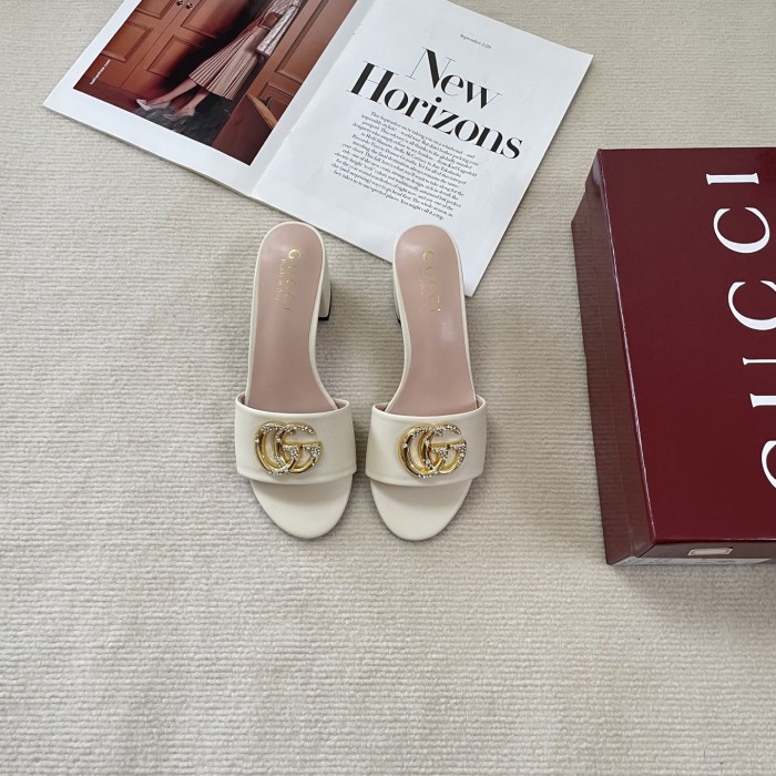 Women heel slipper shoes, heel 6cm, size 35-41, SS50-723-727