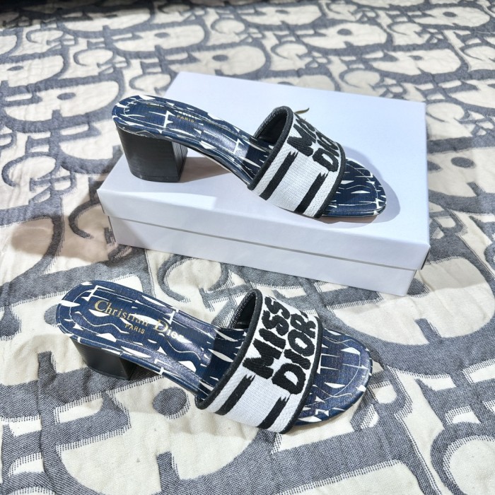 Women heel slipper shoes,  size 35-42, SS50-1784