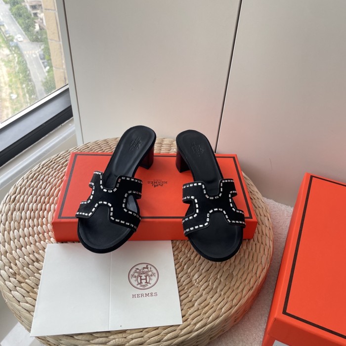 Women heel slipper shoes,  size 35-41, SS50-702
