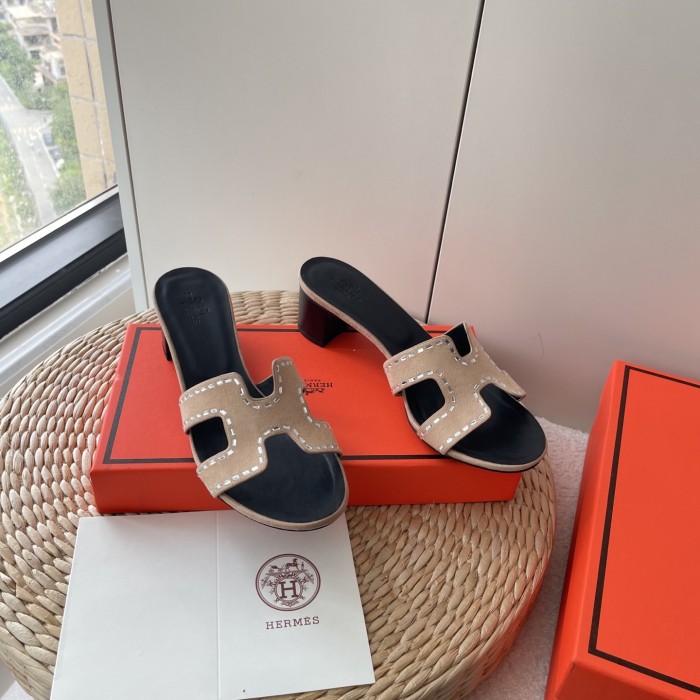 Women heel slipper shoes,  size 35-41, SS50-701