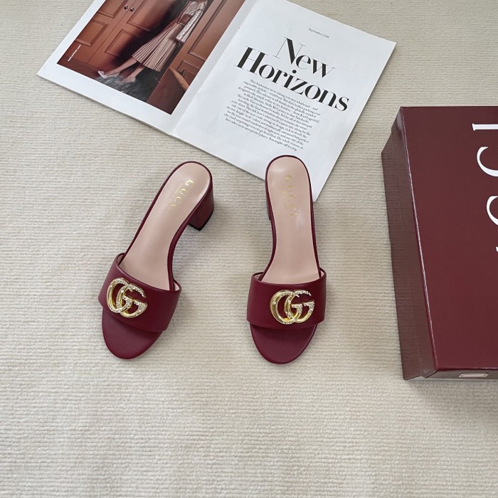 Women heel slipper shoes, heel 6cm, size 35-41, SS50-723-727