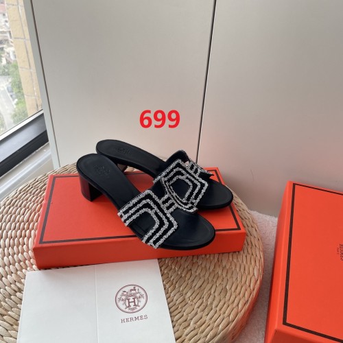 Women heel slipper shoes,  size 35-41, SS50-699