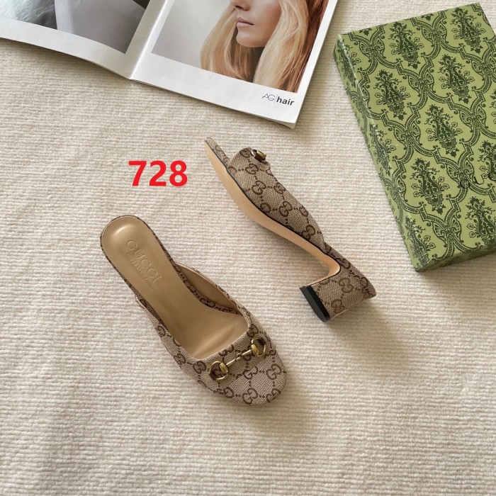 Women heel shoes, heel 6cm, size 34-42, SS50-728