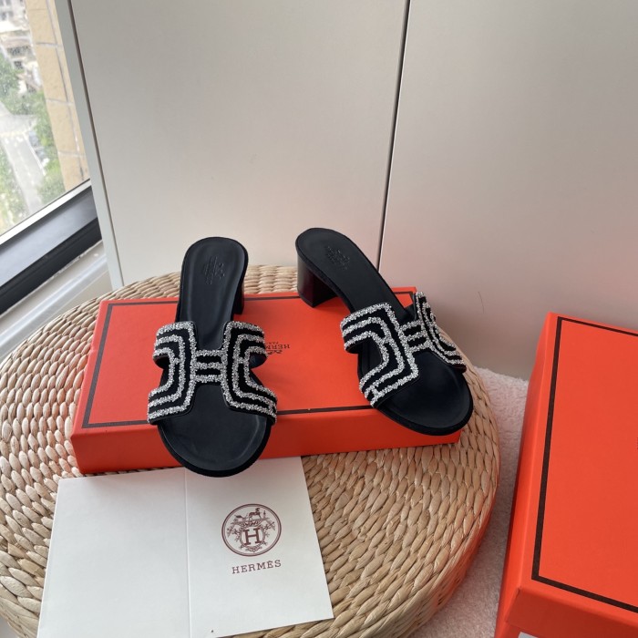 Women heel slipper shoes,  size 35-41, SS50-699