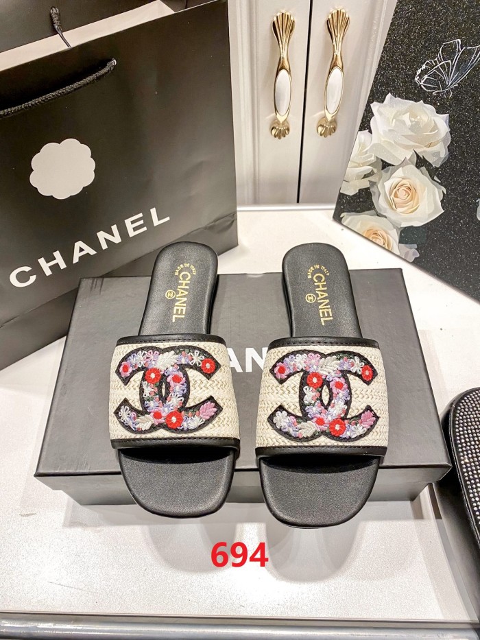 Women flat slipper shoes,  size 35-41, SS50-694-695