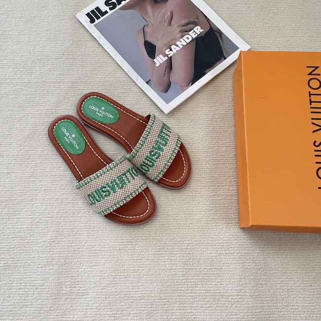 Women flat slipper shoes, size 35-42, SS50-715