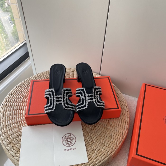 Women heel slipper shoes,  size 35-41, SS50-699
