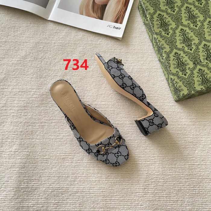 Women heel shoes, heel 6cm, size 34-42, SS50-734