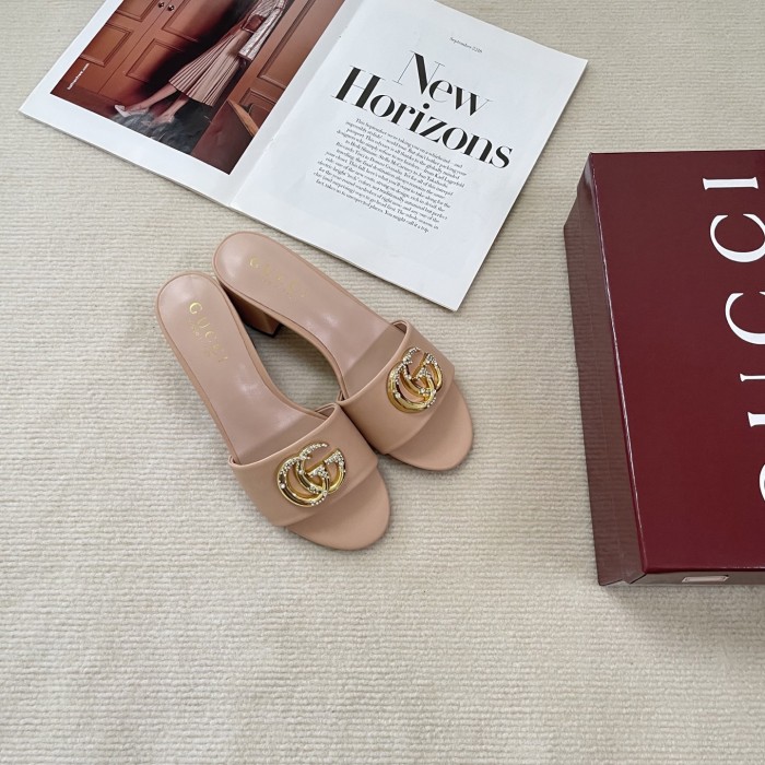 Women heel slipper shoes, heel 6cm, size 35-41, SS50-723-727
