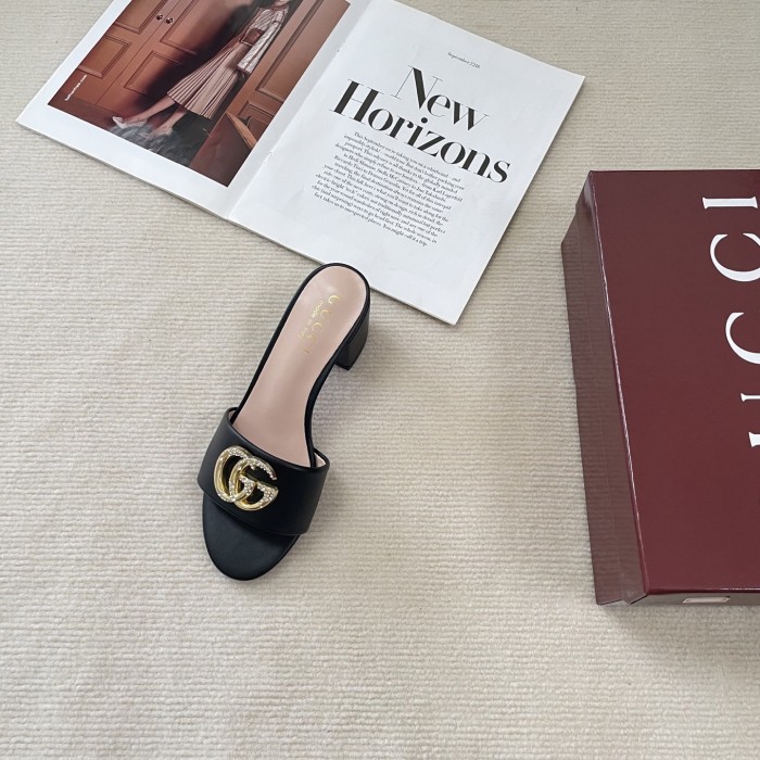 Women heel slipper shoes, heel 6cm, size 35-41, SS50-723-727