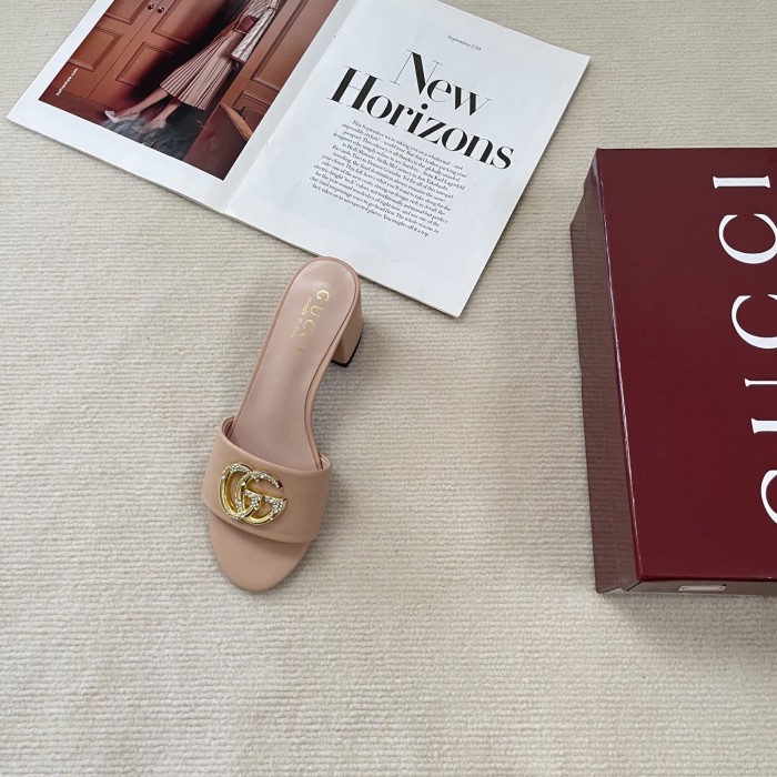 Women heel slipper shoes, heel 6cm, size 35-41, SS50-723-727
