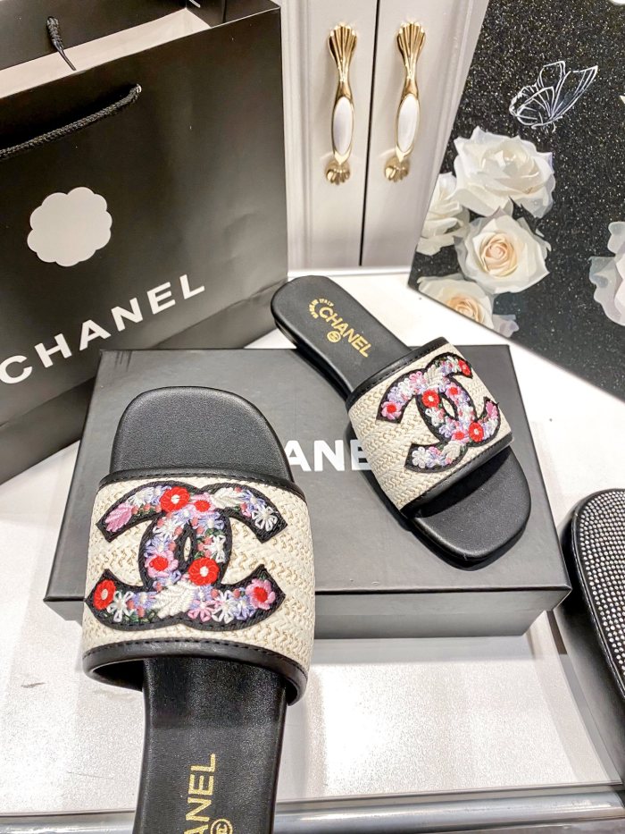 Women flat slipper shoes,  size 35-41, SS50-694-695