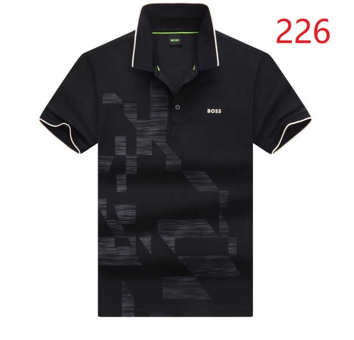 Men's business break lapel short-sleeved shirt，Size  M-3XL,CL25-219-226