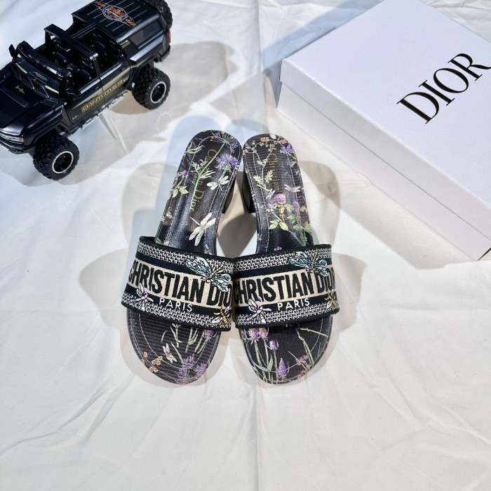 Women heel slipper shoes,  size 35-42, SS50-1809