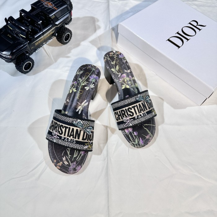 Women heel slipper shoes,  size 35-42, SS50-1809