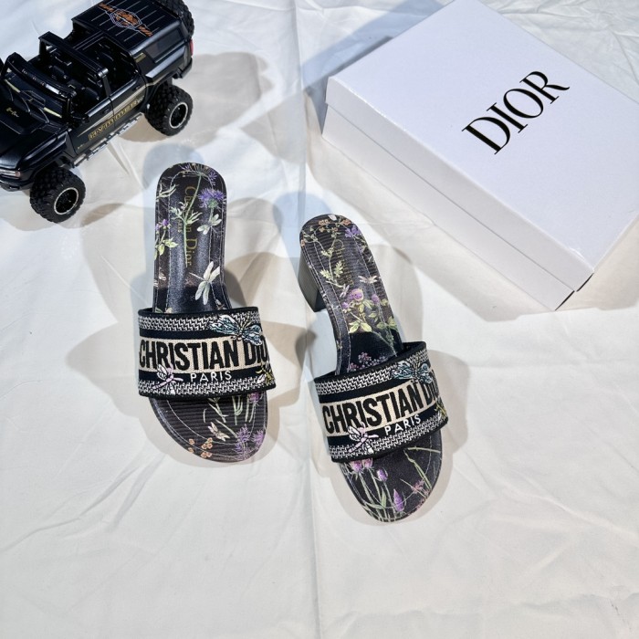 Women heel slipper shoes,  size 35-42, SS50-1809