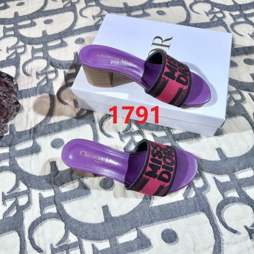 Women heel slipper shoes,  size 35-42, SS50-1791