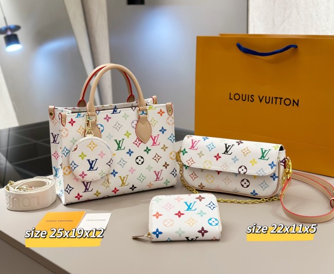 Split leather bag a set,3A ,no box, B75-349
