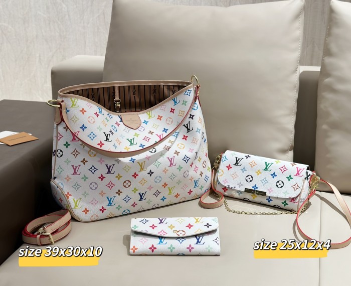Split leather bag a set,3A ,no box,  B75-350