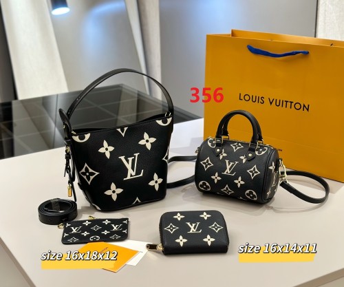 Split leather bag a set,3A ,no box,  B75-356