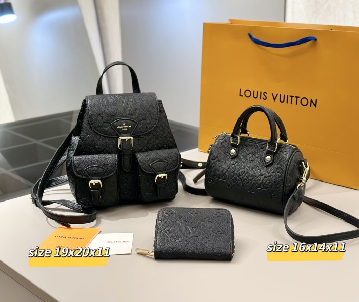 Split leather bag a set,3A ,no box,  B75-347
