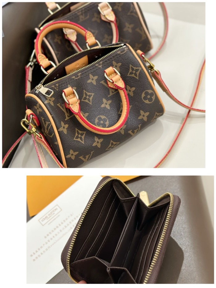 Split leather bag a set,3A ,no box,  B75-359