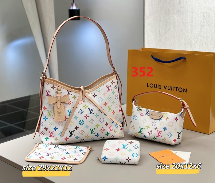 Split leather bag a set,3A ,no box,  B75-352