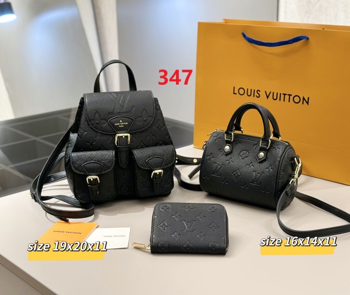 Split leather bag a set,3A ,no box,  B75-347