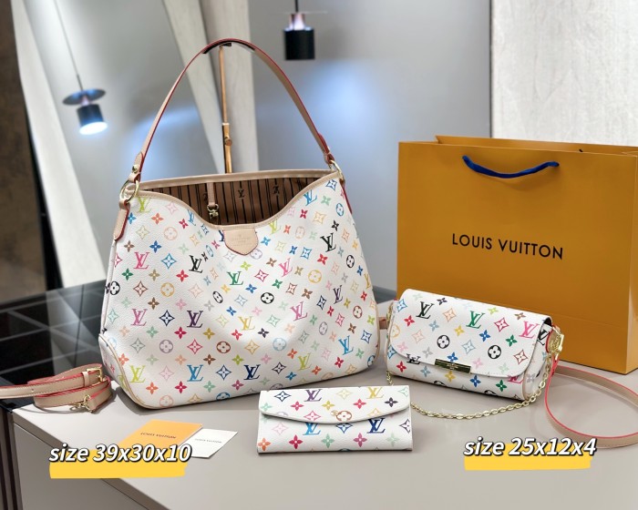 Split leather bag a set,3A ,no box,  B75-350