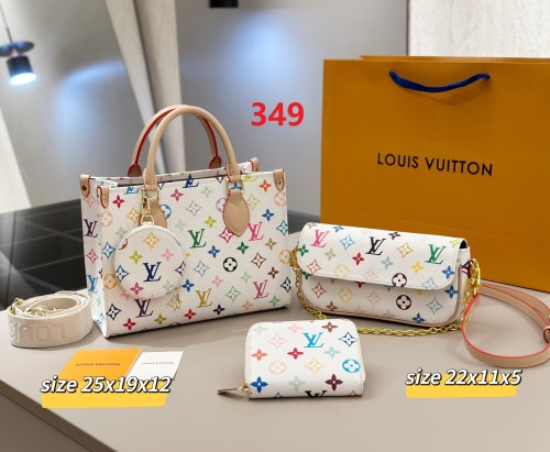 Split leather bag a set,3A ,no box,  B75-349