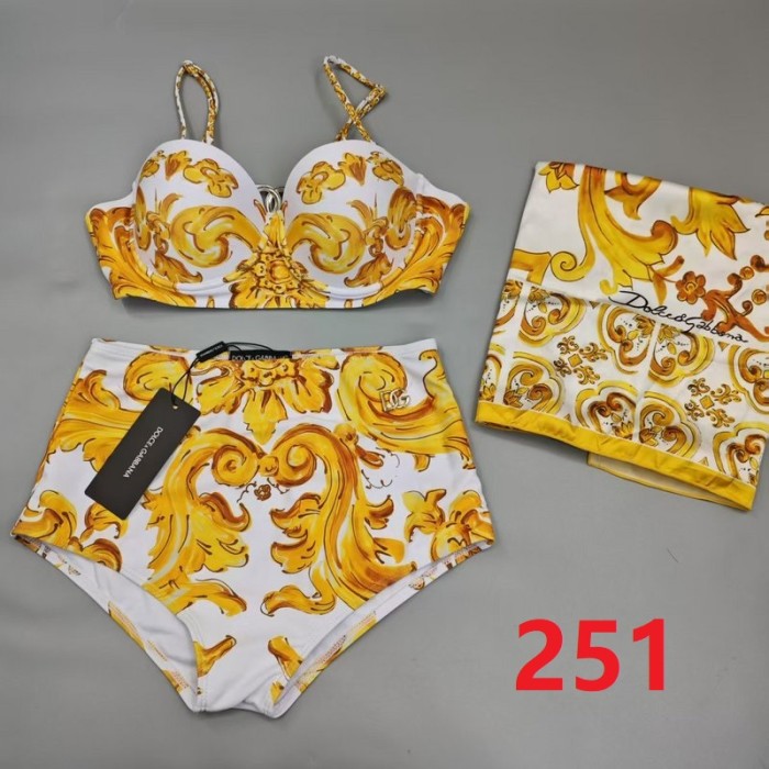 Ladies' sexy swimsuit and scarf ,SW25-251