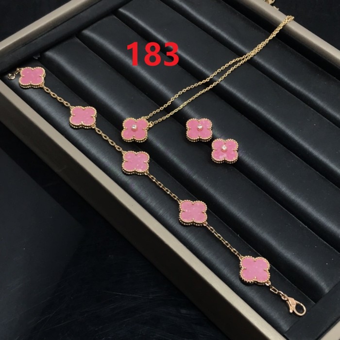 Earring necklace bracelet jewelry ,with box,  J25-183