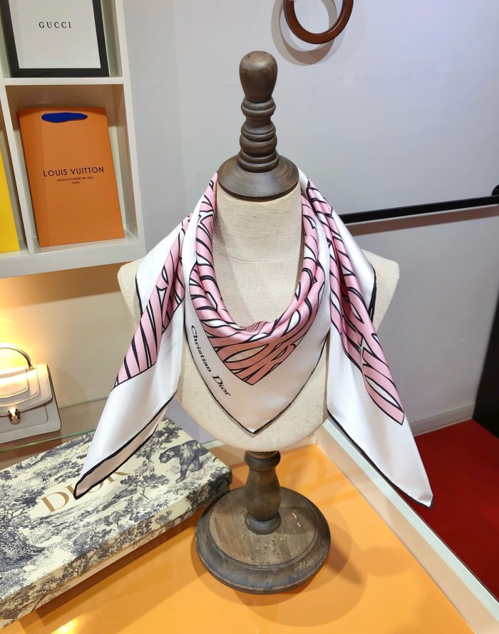 Cotton silk scarf, size 90x90cm, SF20-152