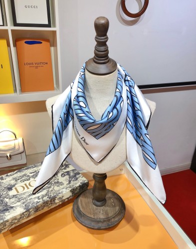 Cotton silk scarf, size 90x90cm, SF20-153