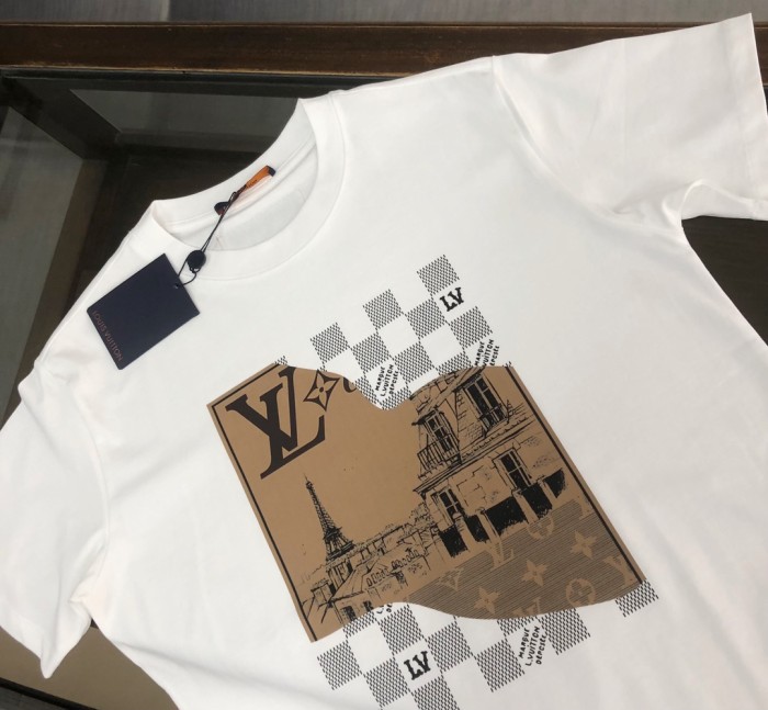 Fashion cotton T shirt for men and women, CL25-268-269