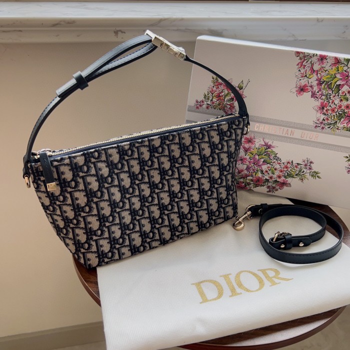Denim split leather bag, 3A,size 23X13cm,no box,B68-154