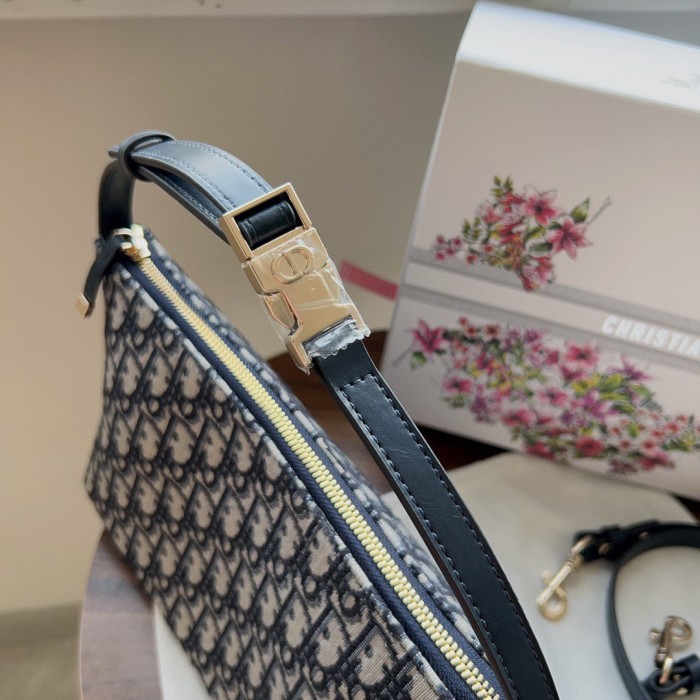 Denim split leather bag, 3A,size 23X13cm,no box,B68-154