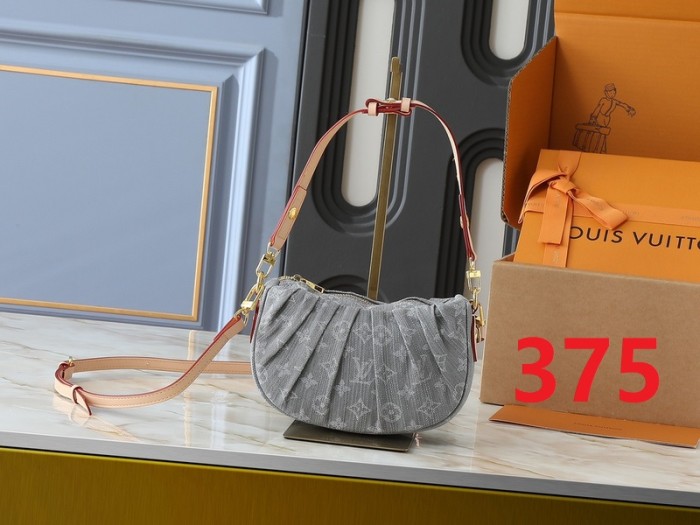Denim split leather bag ,4A ,size 21x15x7cm,no box,  B75-373-376
