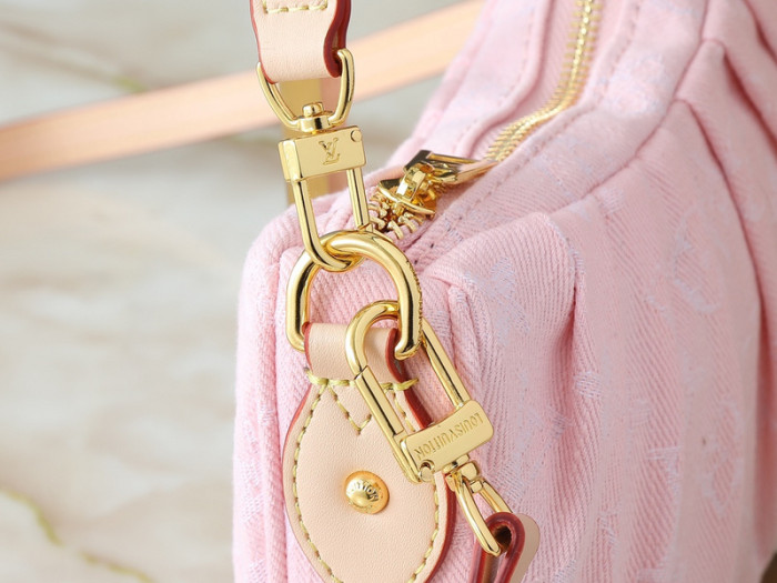 Denim split leather bag ,4A ,size 21x15x7cm,no box,  B75-373-376