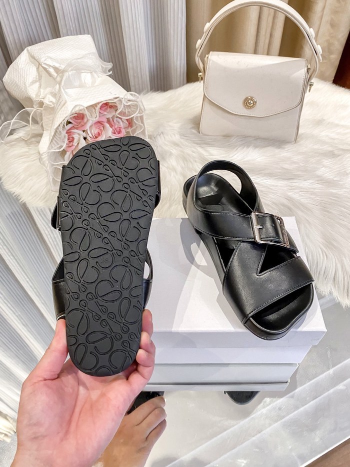 Women's flat sandals shoes,size 35-40, SS60-3319-3321